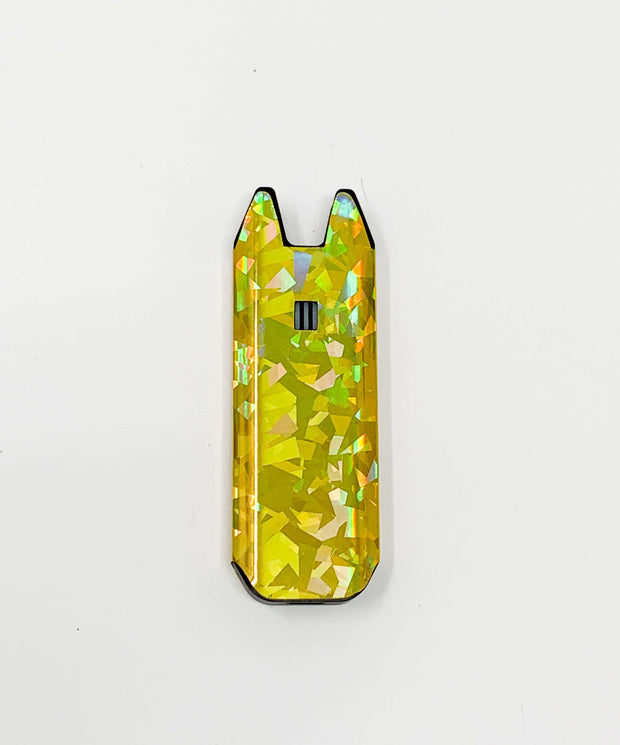 Biiig Stiiizy Yellow Gold Holographic Blast Vape Pen Starter Kit
