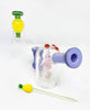 Purple Patrick Glass Water Pipe/Dab Rig
