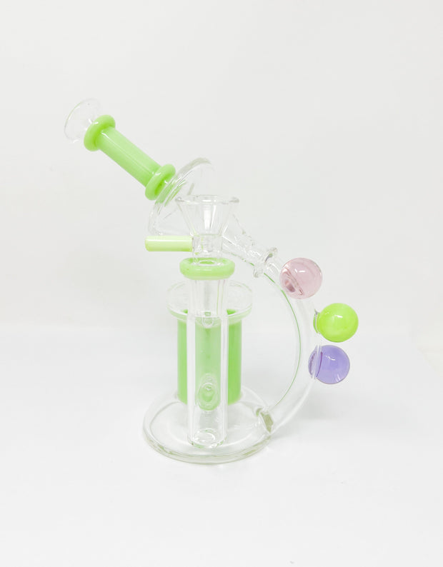 Pastel Planet Recycler Glass Water Pipe/Rig