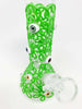 Green 8in Eyeballs Water Pipe/Bong