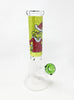 Grinchy Santa 12in Glass Water Pipe/Bong