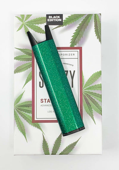 Stiiizy Emerald Green Glitter Pro Battery Starter Kit