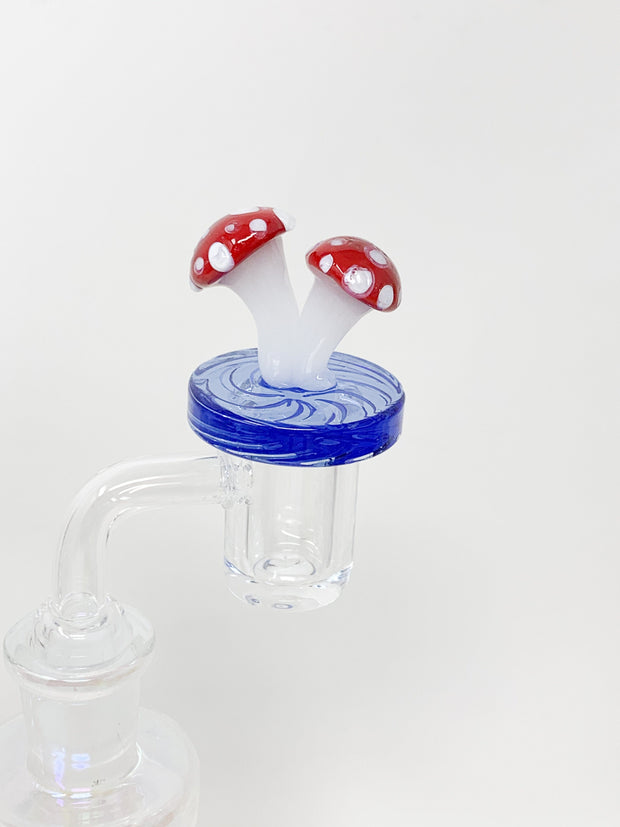Blue Mushroom Carb Cap