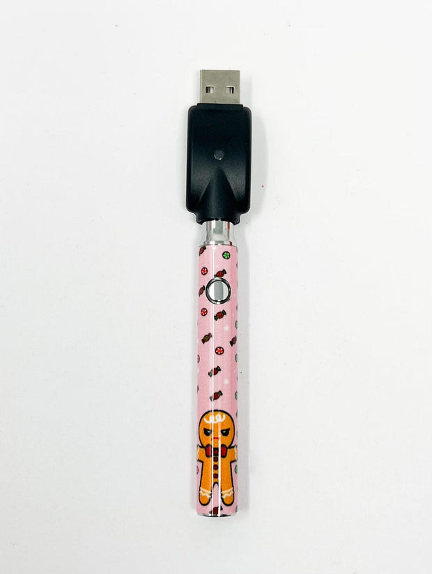 510 Threaded Battery Angry Gingerbread Man Vape Pen Starter Kit
