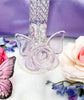 Iridescent Crystal Glass Vase Water Pipe/Bong