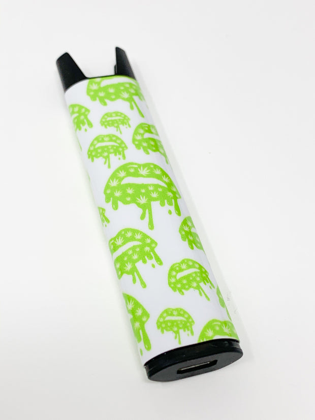 Stiiizy Pen Slime Green Lips Battery Starter Kit