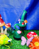 Rainbow Mushroom Recycler Glass Water Pipe/Dab Rig