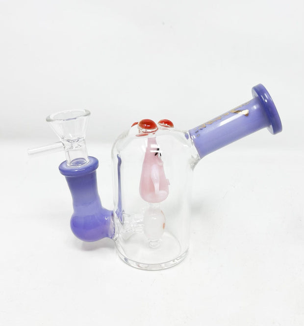 Purple Patrick Glass Water Pipe/Dab Rig
