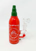 Empire Glassworks Sriracha Sauce Water Hand Pipe/Dab Rig
