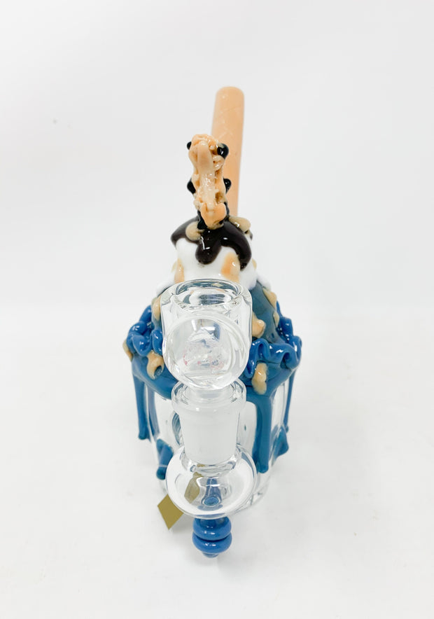 Empire Glassworks Cookie Monster Sundae Water Hand Pipe/Dab Rig