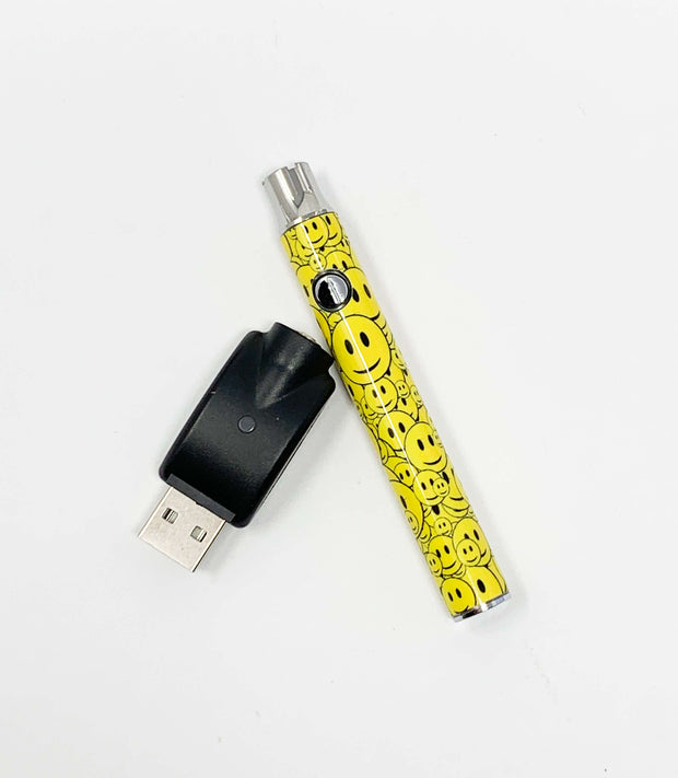 510 Pen Battery Smiley Faces Starter Kit | StayLit Design 510 Pen Battery Smiley Faces Starter Kit | StayLit Design