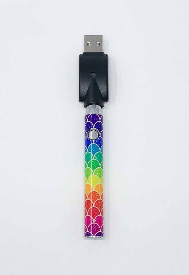 510 Threaded Battery Rainbow Mermaid Scales Vape Pen