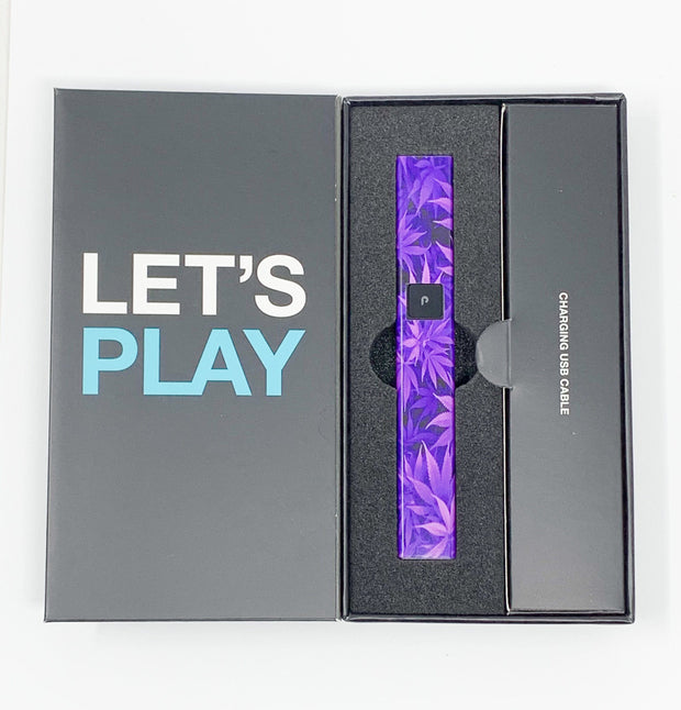 PlugPlay Purple Weed Leaves Battery Starter Kit