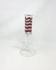 American Flag Beaker Glass Water Pipe/Bong