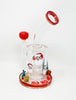 Santa Ho Ho Ho Bent Neck Glass Water Hand Pipe/Dab Rig