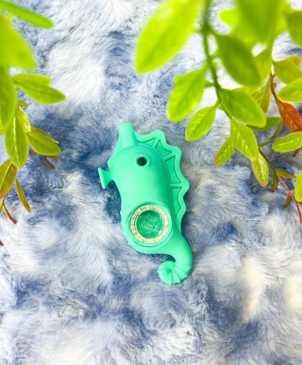 Seahorse Silicone Hand Pipe
