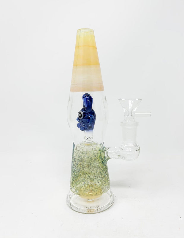 Guru Glass Crushed Opal Monster Lamp Heady Glass Water Pipe/Rig