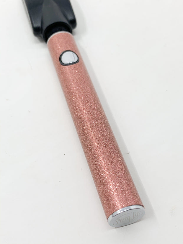 510 Threaded Battery Rose Gold Glitter Starter Kit