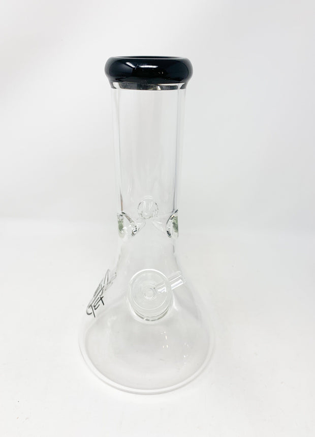 Black StayLit 10in Beaker Glass Water Pipe/Bong