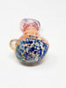 Pink Blue Fumed Glass Hand Pipe