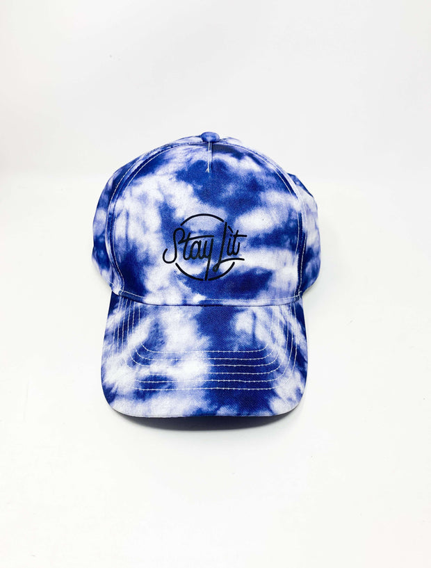 Blue Tie Dye Dad Hat/Baseball Hat