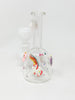 6.5in Red Rainbow Unicorn Rhinestone Glass Hand Pipe/Bong/Dab Rig