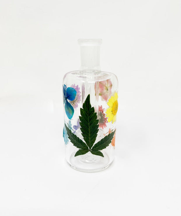 Rainbow Dried Floral Ash Catcher