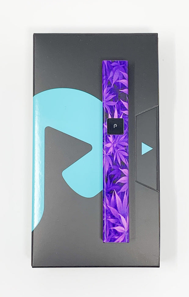 PlugPlay Purple Weed Leaves Battery Starter Kit