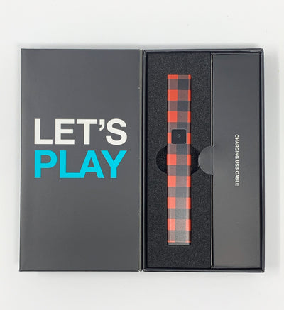 PlugPlay Red Buffalo Plaid Red Black Battery Starter Kit