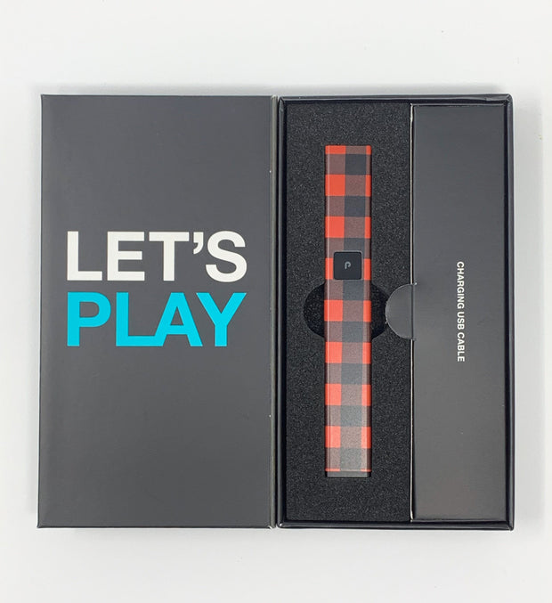 PlugPlay Red Buffalo Plaid Red Black Battery Starter Kit