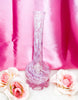 Noble Glass Pastel Pink White Lace Heady Glass Water Pipe/Bong