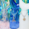 Magical Mermaid 7 Inch Glass Water Pipe/Dab Rig