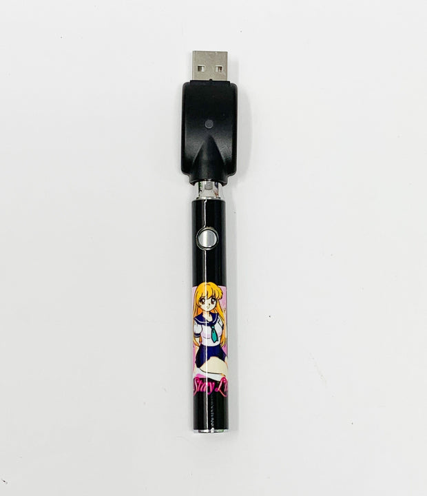 510 Threaded Battery Black Anime Blonde Girl Starter Kit