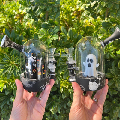 Halloween Haunted Ghost House Silicone Water Pipe/Dab Rig