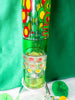 Cheech 15in Rasta Stained Glass Water Pipe With Ash Catcher/Bong