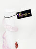 Noble Glass White Pink Ruby Heart Heady Glass Water Pipe/Bong