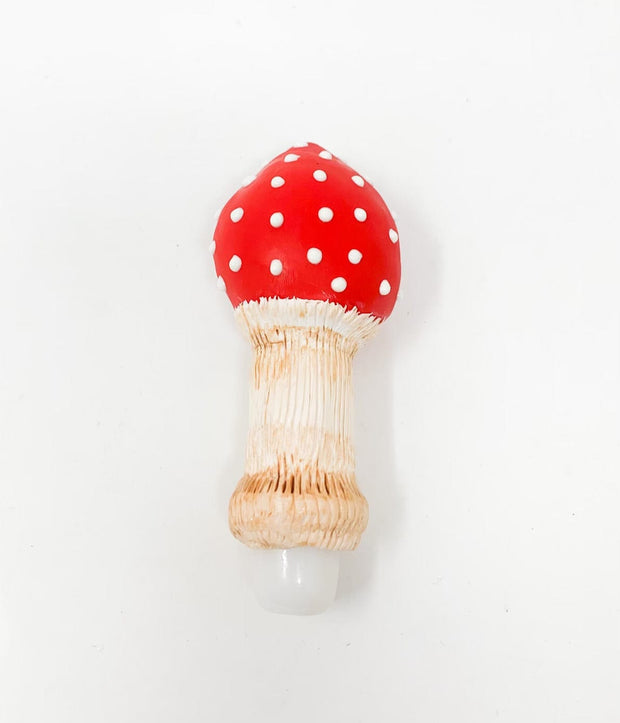 Mushroom Man Glass Hand Pipe