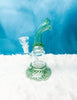 Colored Swirl Glass Water Pipe/Dab Rig