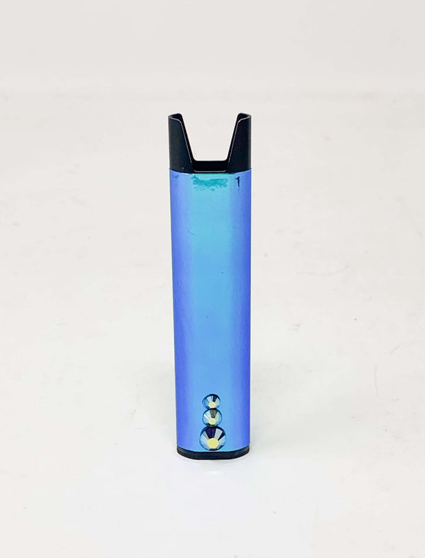 Stiiizy Pen Blue Green Holographic Crystal Battery Starter Kit