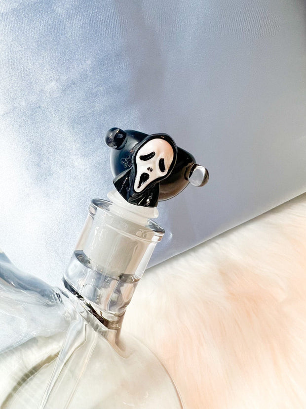 Ghost Mask 14mm Black Glass Bowl