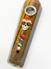 Tigers Eye Crystal Hand Pipe Day of the Dead Swarovski