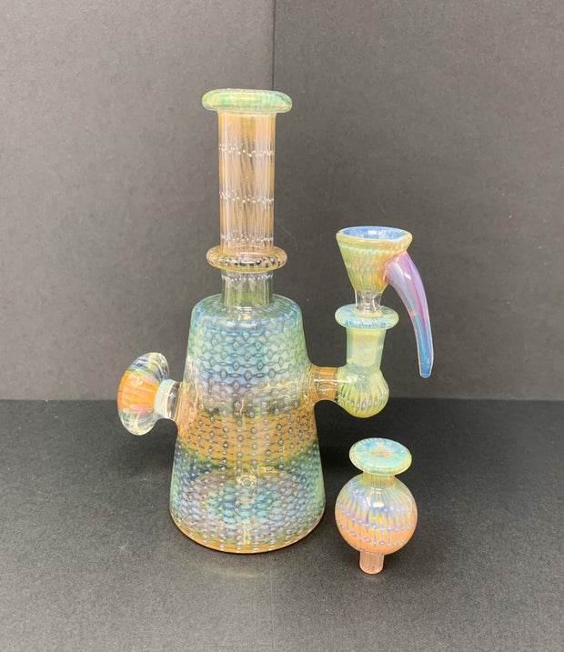 ToastedGnome Fume Banger Hanger Heady Glass Water Pipe/Dab Rig