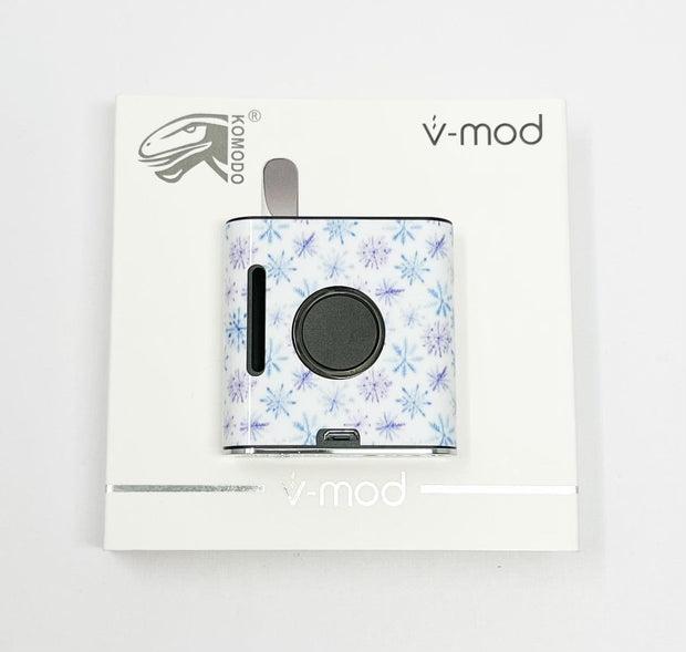 510 Threaded VMod Battery Winter Snowflake Starter Kit