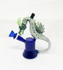 Smoked Dragon Recycler Glass Water Pipe/Dab Rig