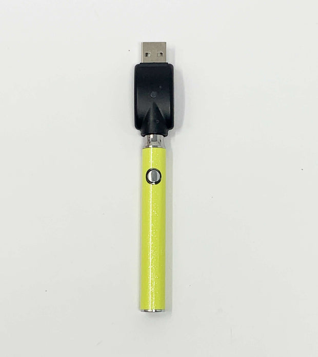 510 Threaded Battery Yellow Glitter Starter Kit