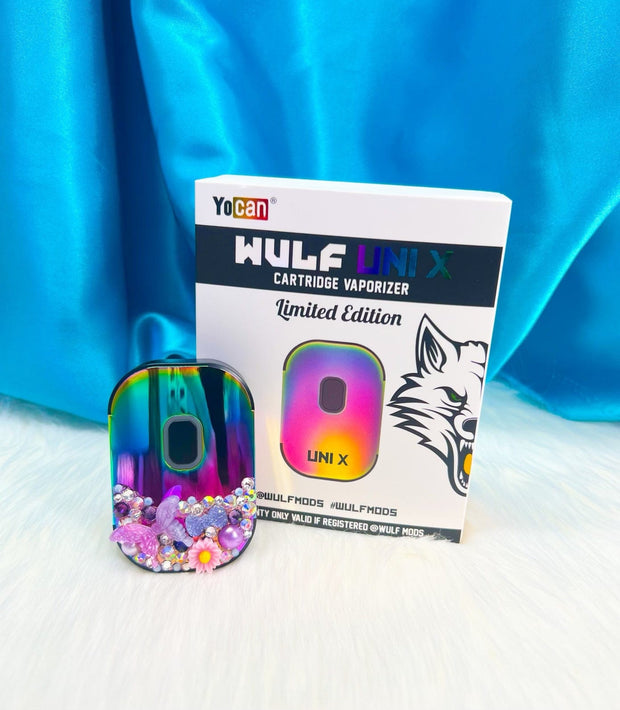Wulf Yocan Rainbow Butterfly Crystal Uni X 510 Threaded Battery Starte Wulf Yocan Rainbow Butterfly Crystal Uni X 510 Threaded Battery Starte