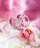 Pink Cupid Heart Glass Water Pipe/Dab Rig