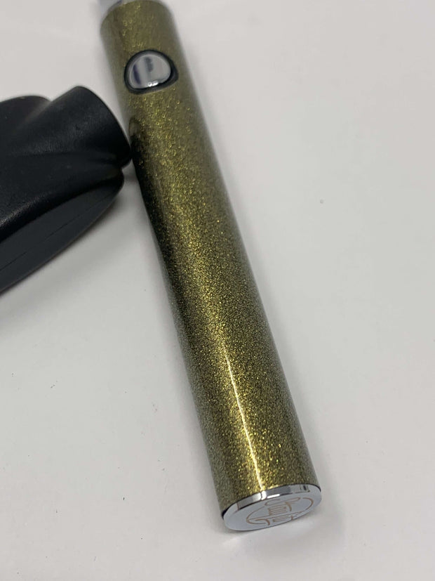 510 Threaded Battery Dark Gold Glitter Starter Kit
