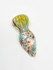 Alien Abduction Crystal Cow Glass Hand Pipe