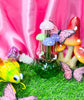 Sprouting Rainbow Mushroom Glass Water Pipe/Dab Rig